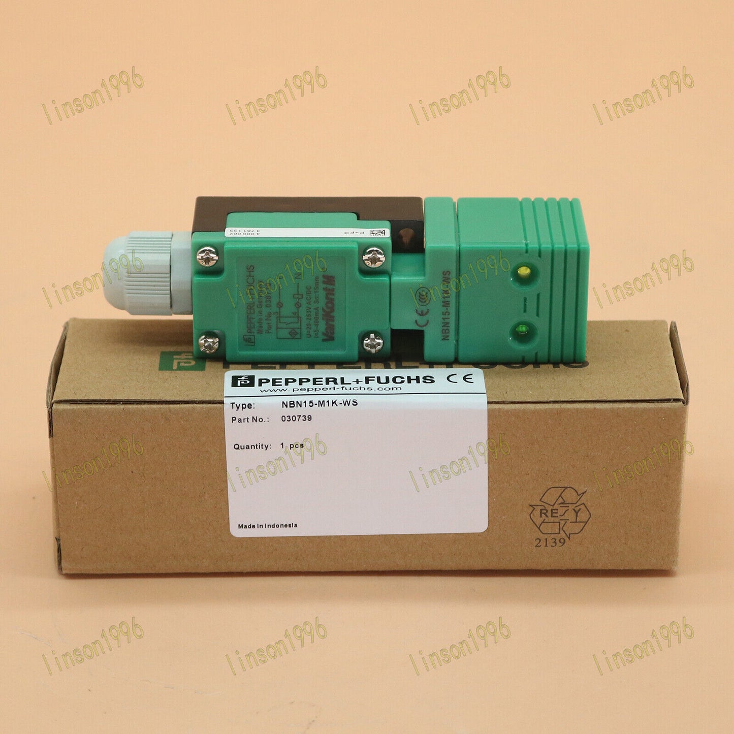 Pepperl+Fuchs Inductive Proximity Sensor NBN15-M1K-WS - PEPPERL+FUCHS