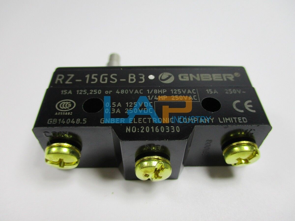 5PCS Momentary Micro Limit Switch 15A 125/250VAC - GNBER