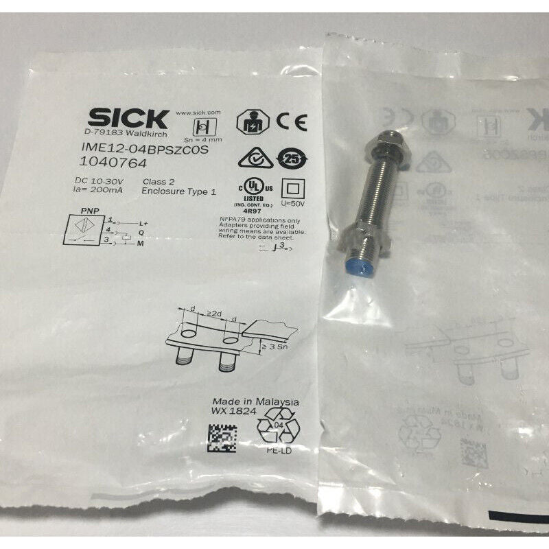 New SICK IME12-04BPSZC0S Proximity Switch Sensor - Spot Stock - SICK