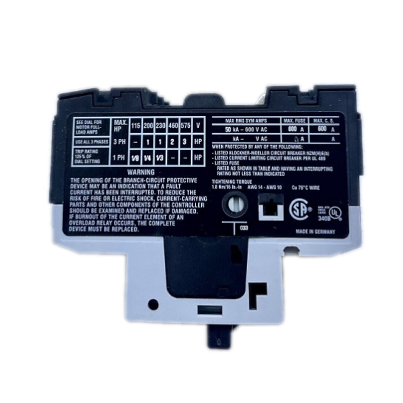 1 PCS MOELLER PKZM0-4 Protection Circuit Breaker, 2.5-4.0A, IN STOCK - MOELLER