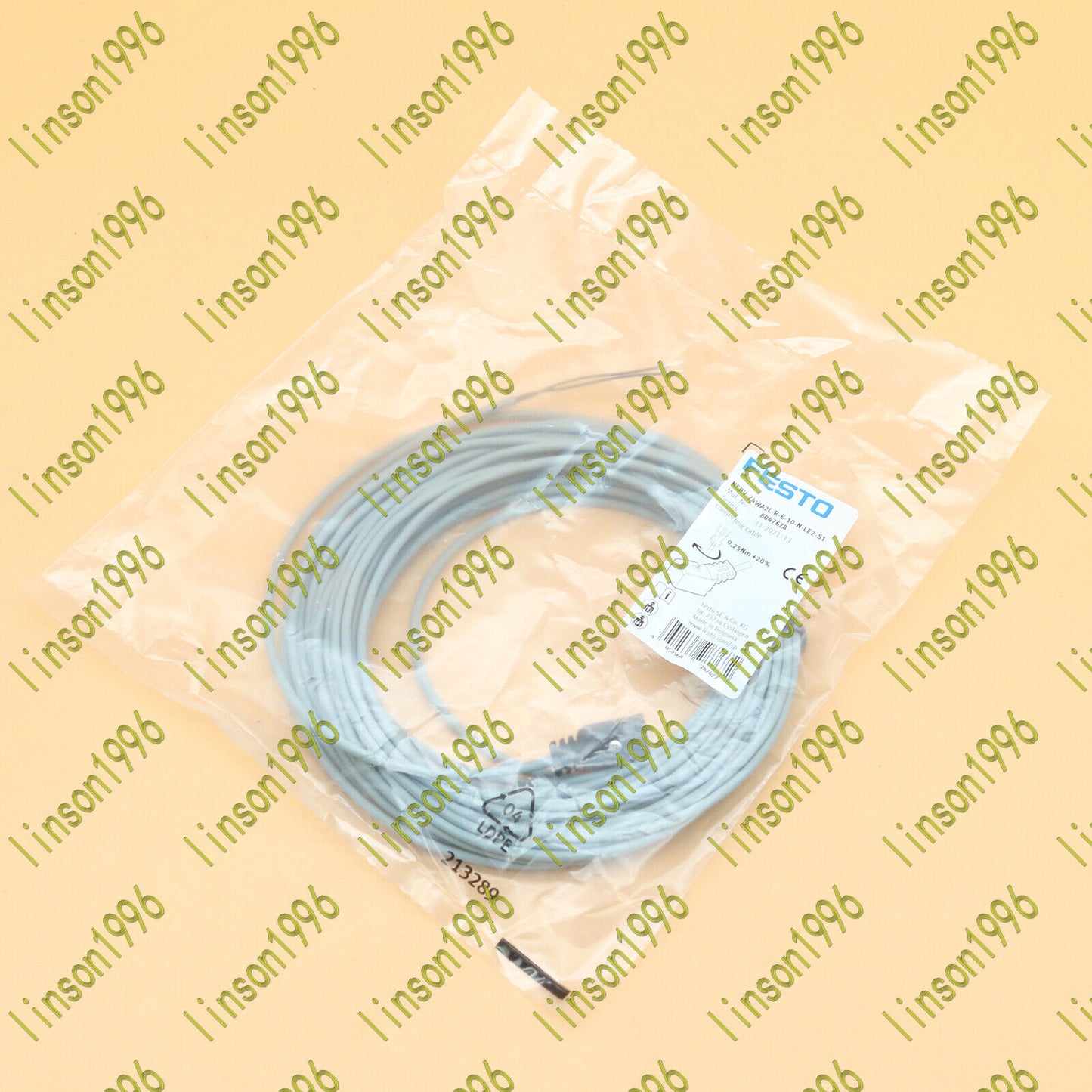 Festo NEBV-Z4WA2L-R-E-10-N-LE2-S1 Connecting Cable Fast Delivery - FESTO