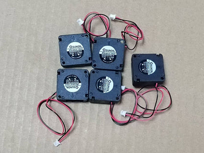 new 5PCS SUNON B0502PFB2-8 25x25x10 2510 DC 5V 0.65W Mini Blower Fan 2pin