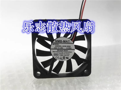 NMB-MAT 2404KL-04W-B59 6010 DC12V 0.35A 6CM 3-Wire Inverter Cooling Fan