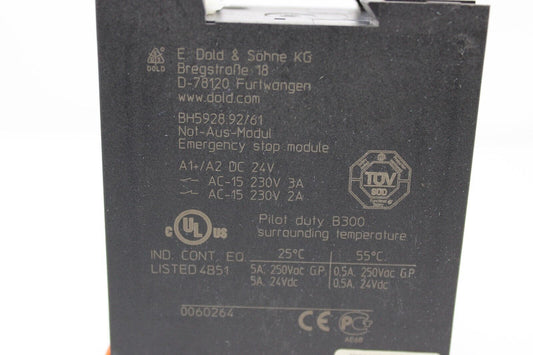 used Dold BH5928.92 Salemaster Safety Relay - DOLD