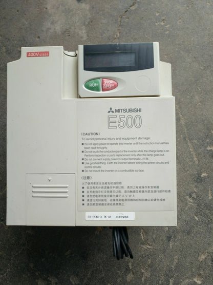 used ONE Mitsubishi Inverter FR-E540-3.7K-CH 380V Inverter System - MITSUBISHI
