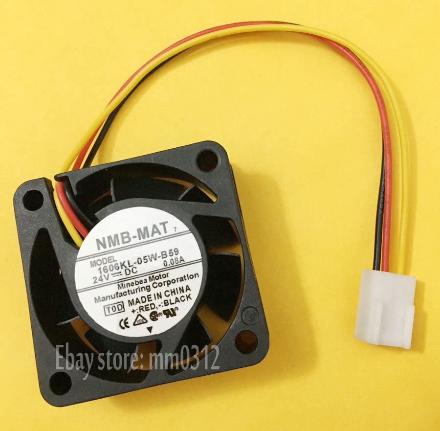 new 1PCS NMB-MAT fan 1606KL-05W-B59 40*40*15mm 4015 24V 0.08A 4cm 3pin