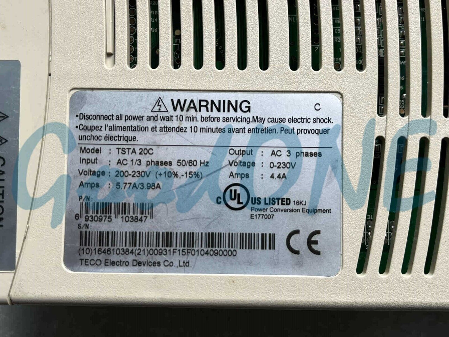 new Teco TSTA20C Servo Drive - TECO