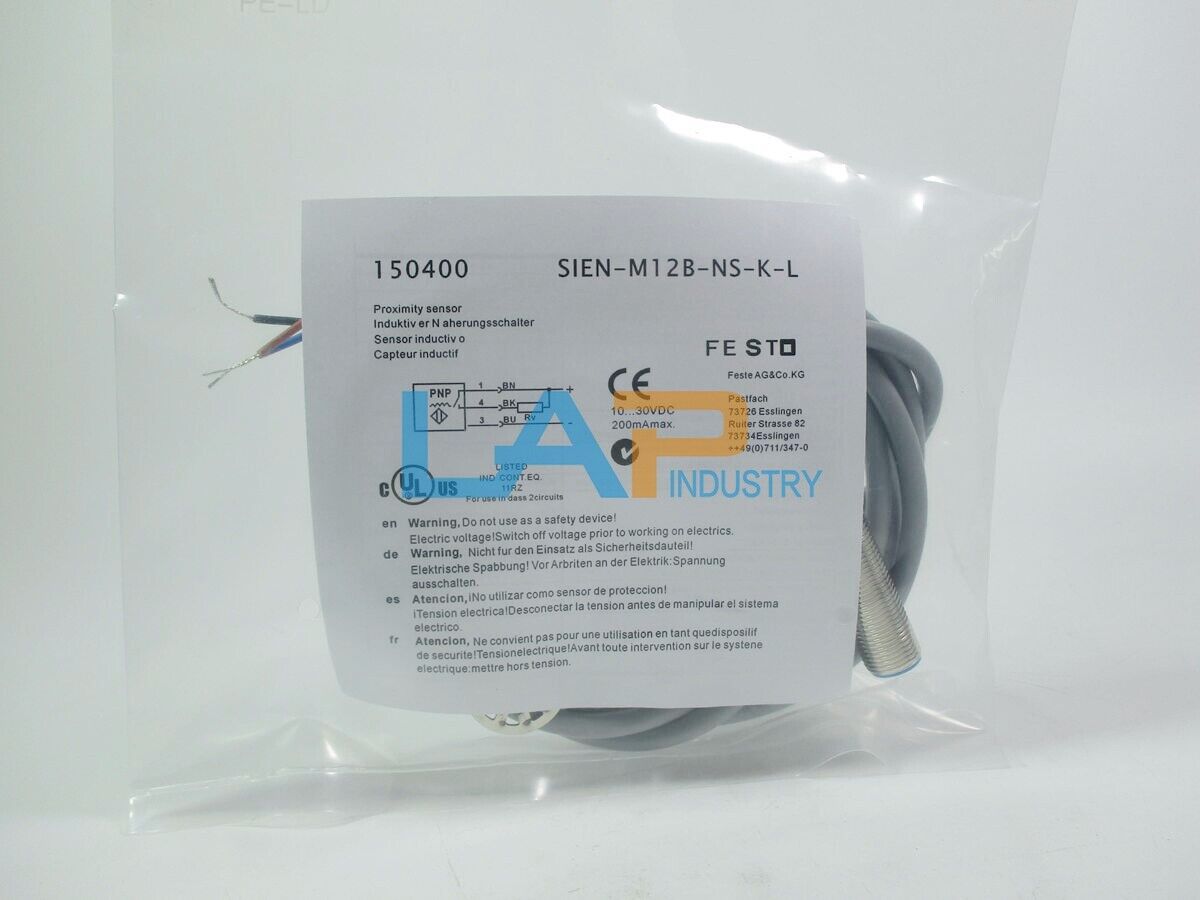 new 1Pcs  For FESTO proximity switch SIEN-M12B-NS-K-L