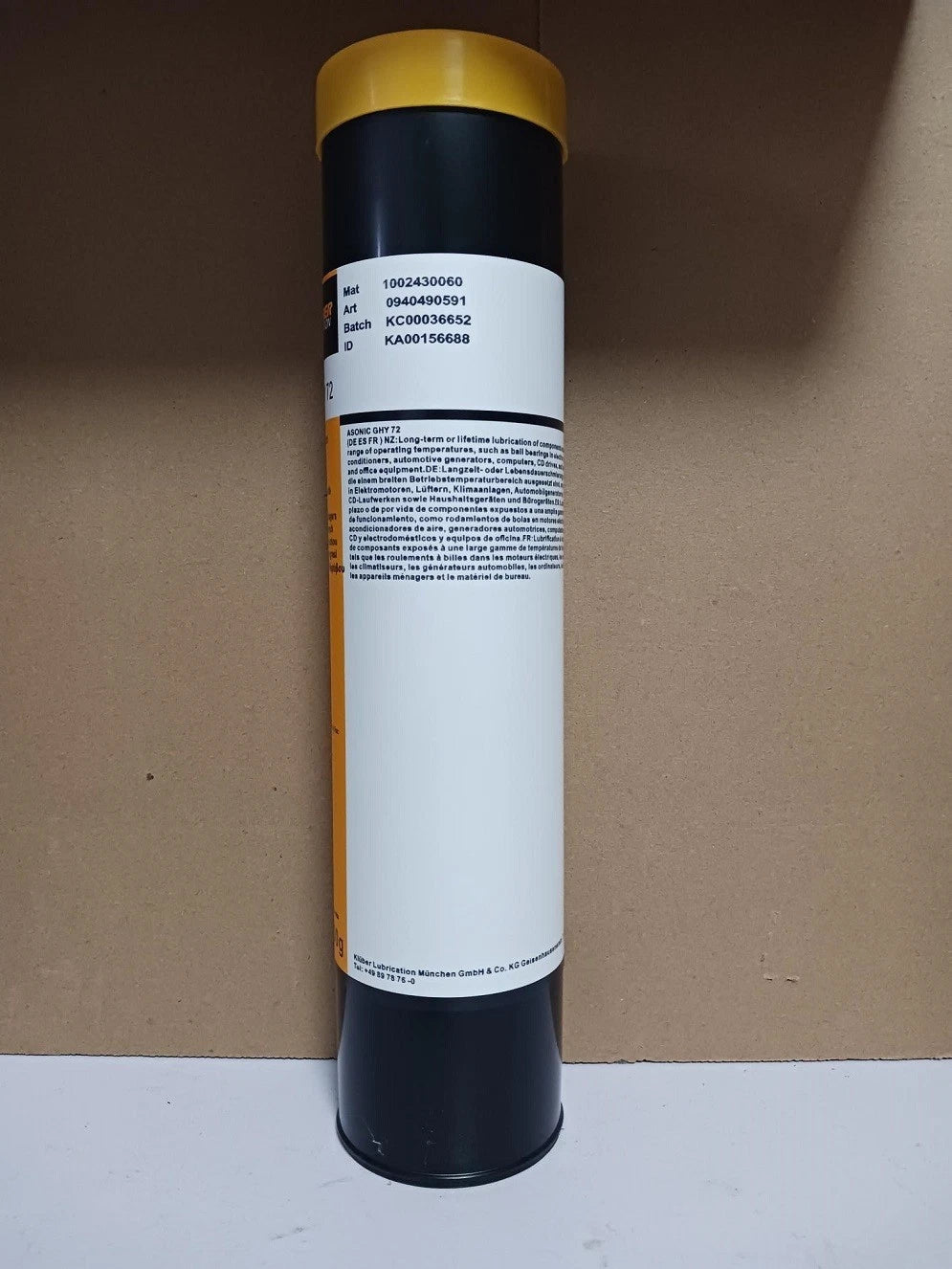 1PCS KLUBER ASONIC GHY 72 Grease 400g ( 14.1 OZ) free shipping