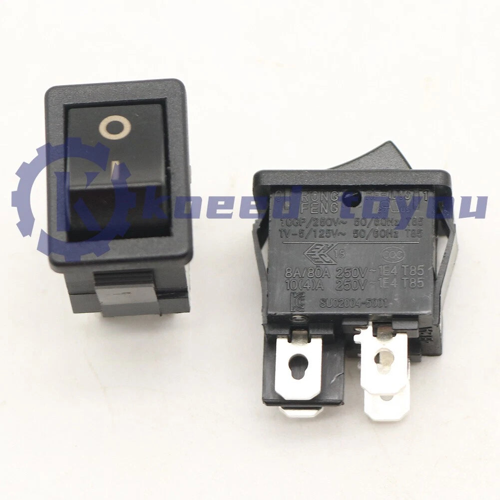1PC RONG FENG RF-1003 TV-5 Rocker Switch 4 Pins 2 Positions 10A 250VAC T85