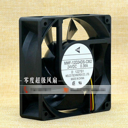 Mitsubishi MMF-12D24DS-CM2 24V 0.36A 12038 120mm inverter chassis cooling fan