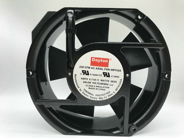 Dayton 239 CFM AC AXIAL FAN 4WT43A 240-220V 26 25W 17251 fan