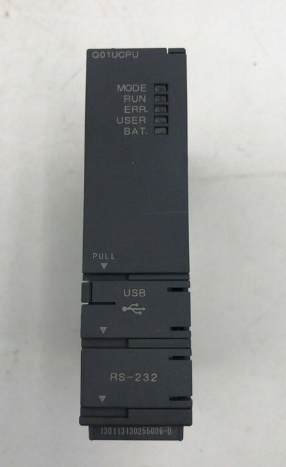 used ONE Mitsubishi Q series CPU module Q01U Tested In Good Condition - MITSUBISHI