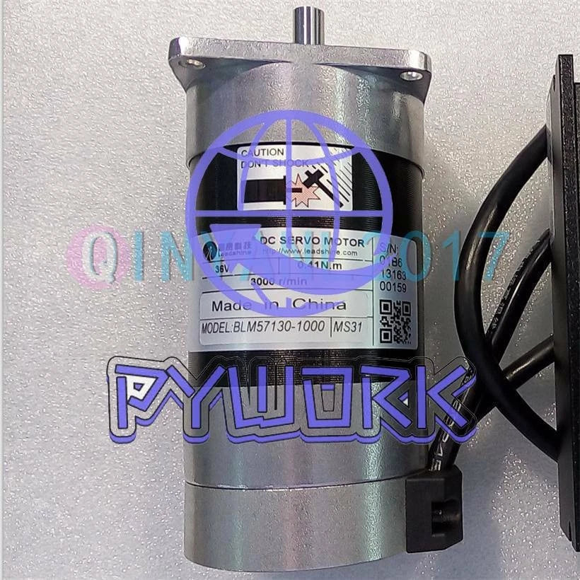 BLM57130-1000 + ACS606 Leadshine 130W DC Brushless Servo Motor + Drive Set ~