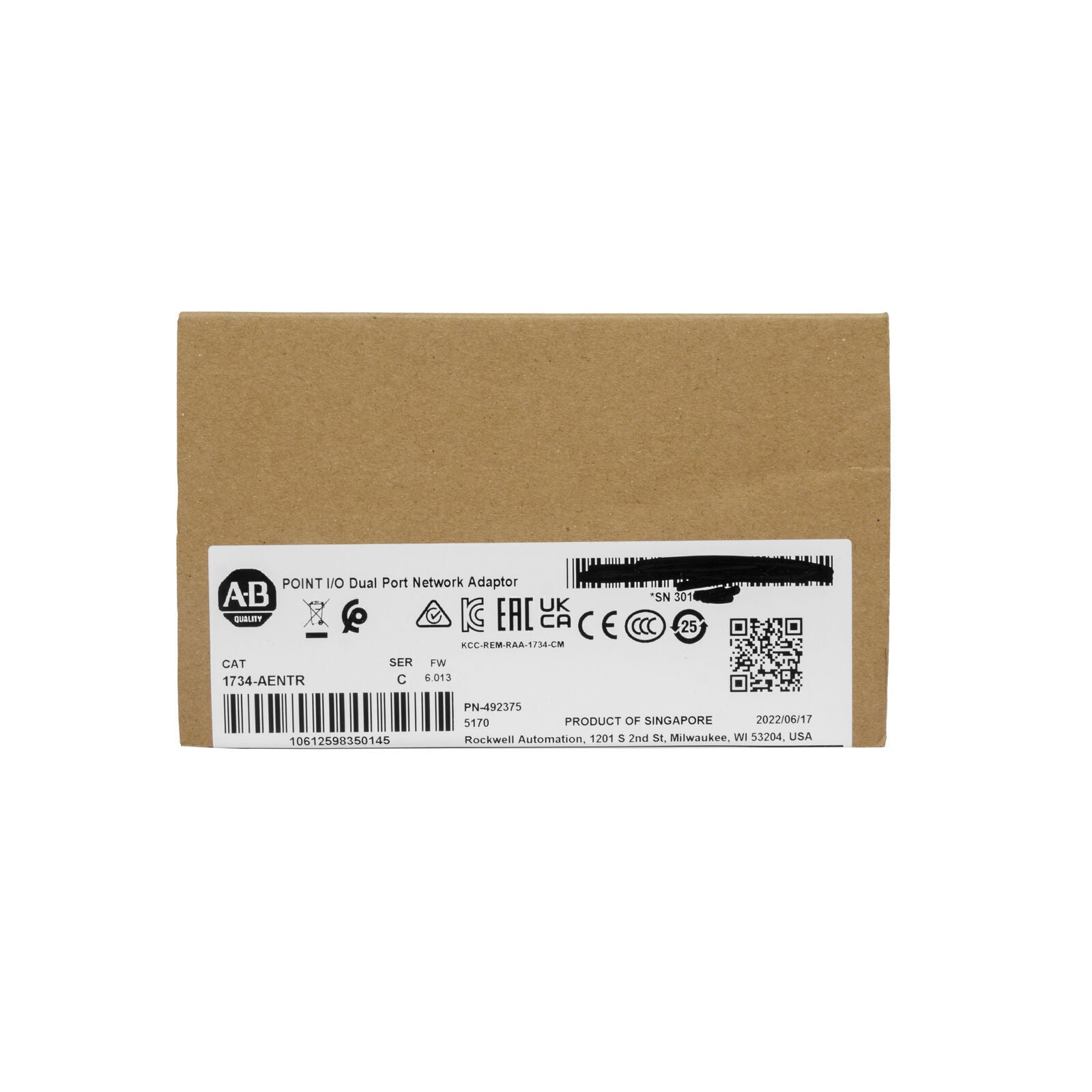 Allen-Bradley 1734-AENTR POINT Dual Port Network Adaptor New Factory Sealed - KOEED