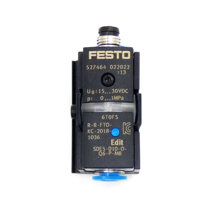 Festo Pressure Sensor SDE5-D10-O-Q6-P-M8 527464 - FESTO