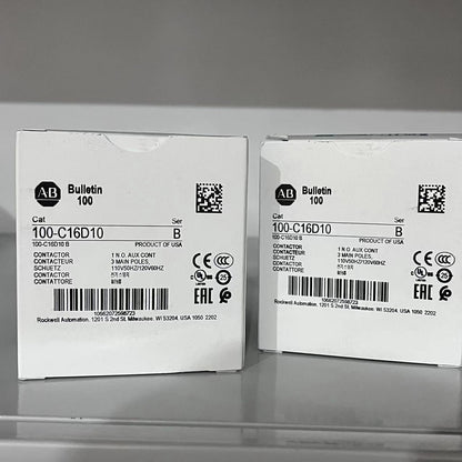 Allen-Bradley 100-C16D10 16 AMP IEC Contactor - ALLEN-BRADLEY