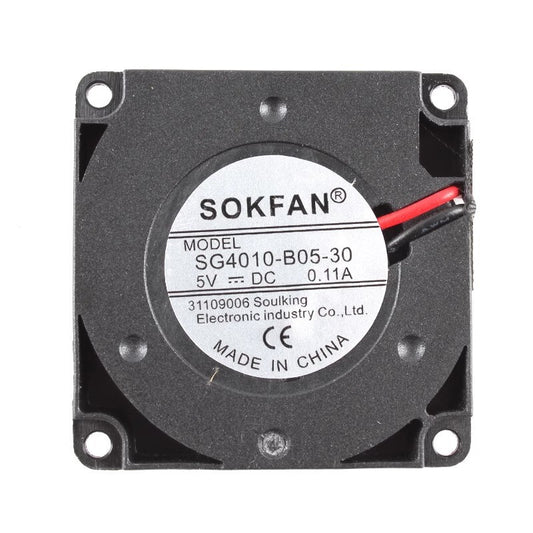 SOKFAN SG4010-B05-30 4010 5V 0.11A 4cm 2-wire ball bearing DC cooling fan