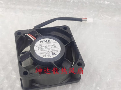 NMB 06025SA-24Q-BL 6025 DC24V 0.13A 6CM 3-Pin Drive Fan