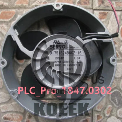 1PCS NIDEC D1751S24B6CZ-16 24V FOR ABB inverter cooling fan Fast delivery