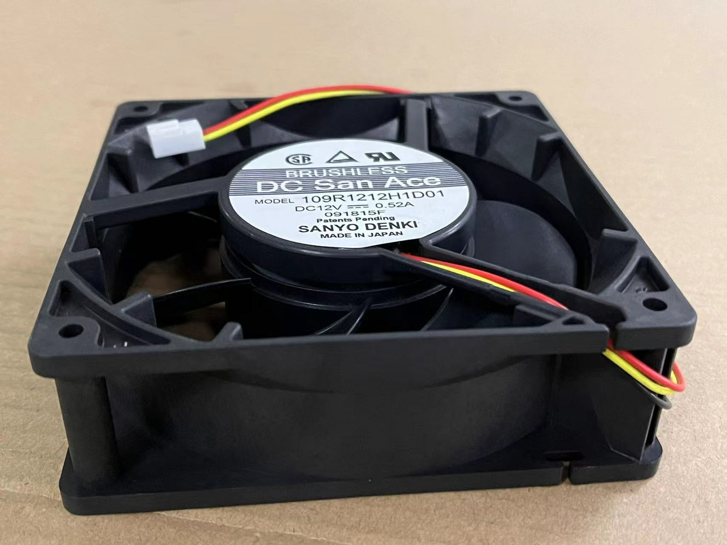 new For SANYO 109R1212H1D01 Double ball cooling fan DC12V 0.52A 120×120×38mm 3pin