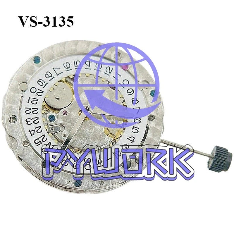 1PCS Automatic Mechanical Movement Small Disc Fit Sub Series Top VS-3135 DANDONG