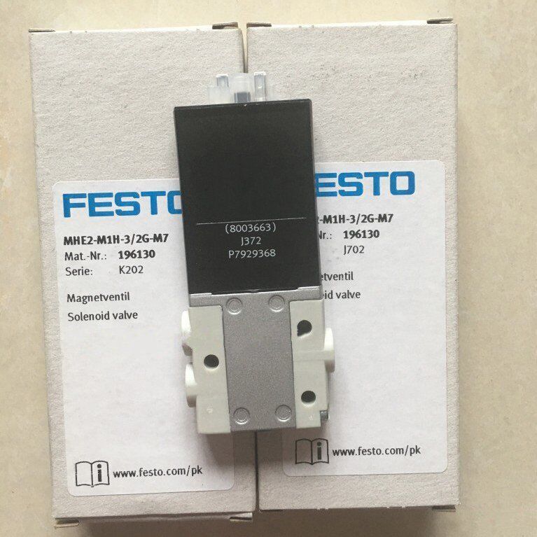 Festo 196130 Solenoid Valve MHE2-M1H-3/2G-M7 - FESTO