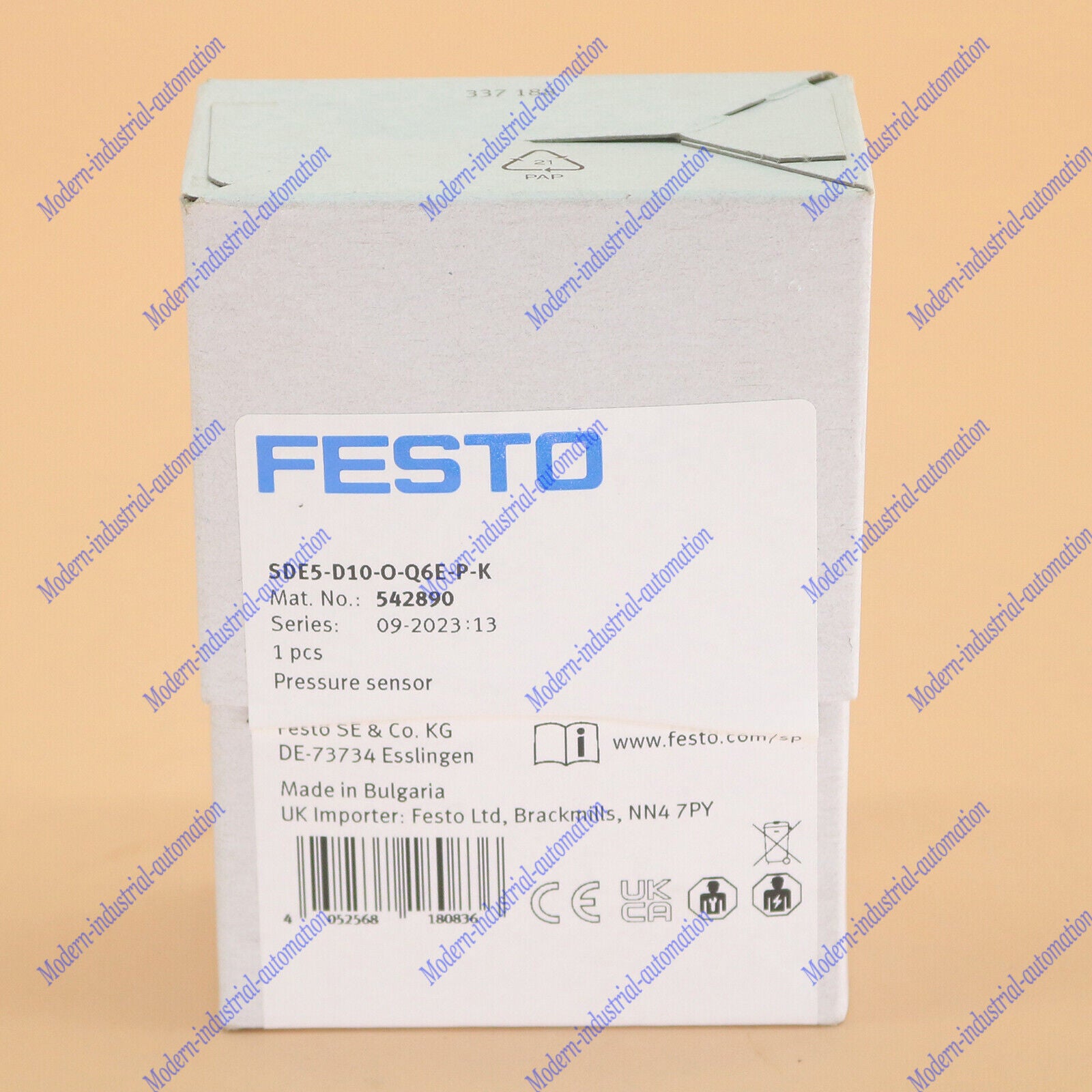 new 1PC FESTO SDE5-D10-O-Q6E-P-K 542890 pressure switch fast Ship - FESTO