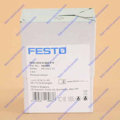 new 1PC FESTO SDE5-D10-O-Q6E-P-K 542890 pressure switch fast Ship - FESTO