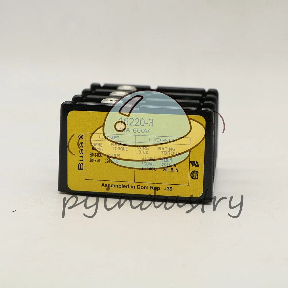 Power Distribution Block 3 Pole 175A 600V 16220-3 1PC