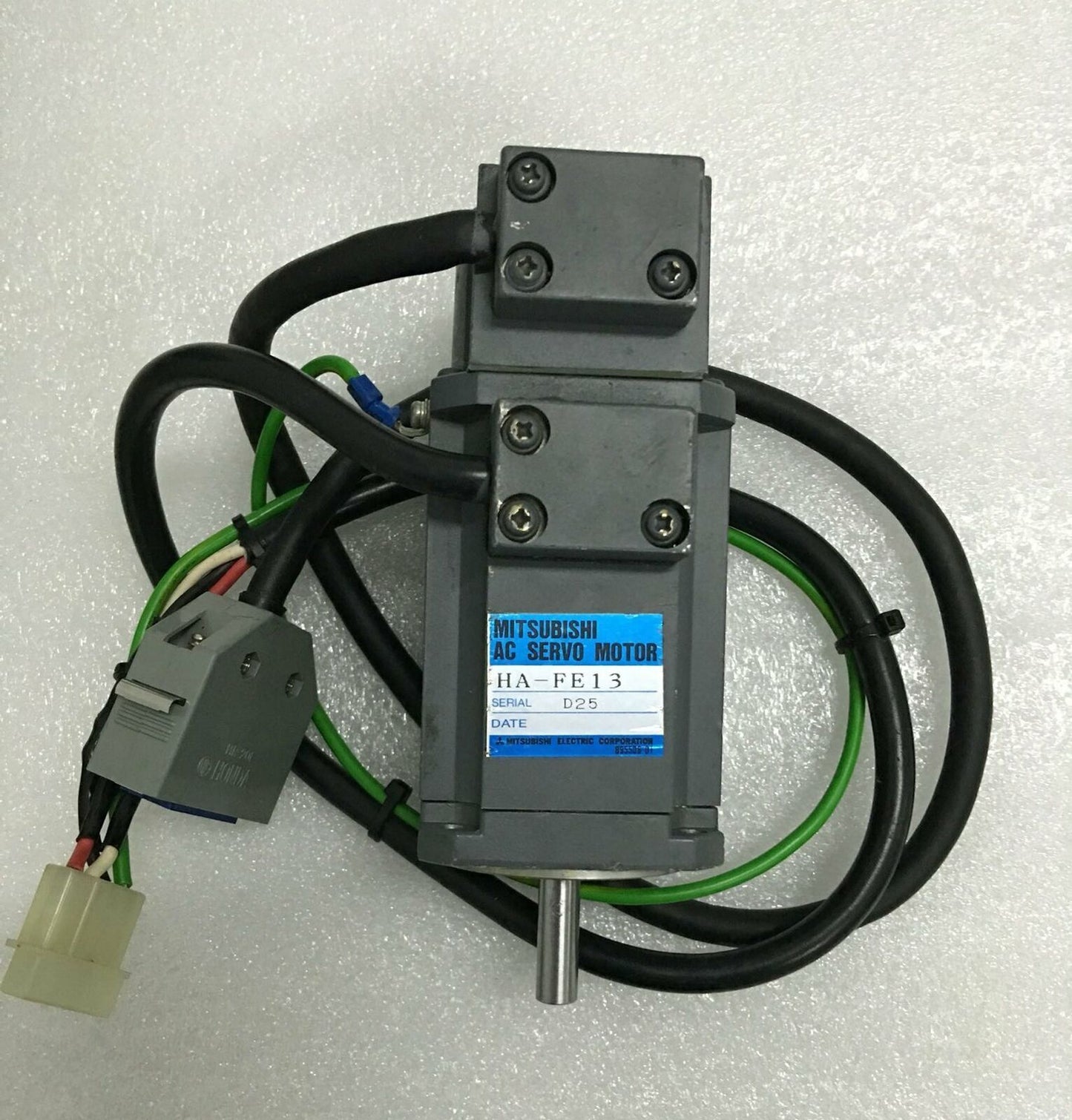 Used Mitsubishi AC Servo Motor HA-FE13 – Tested Good Condition - MITSUBISHI