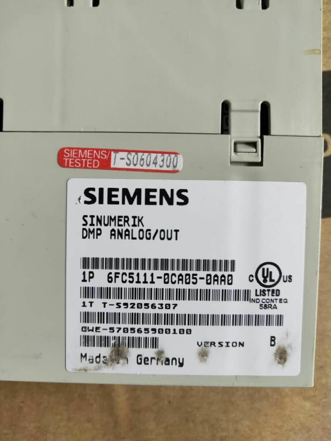 used  Siemens Electrical module 6FC5111-0CA05-0AA0 Tested in good condition koeed