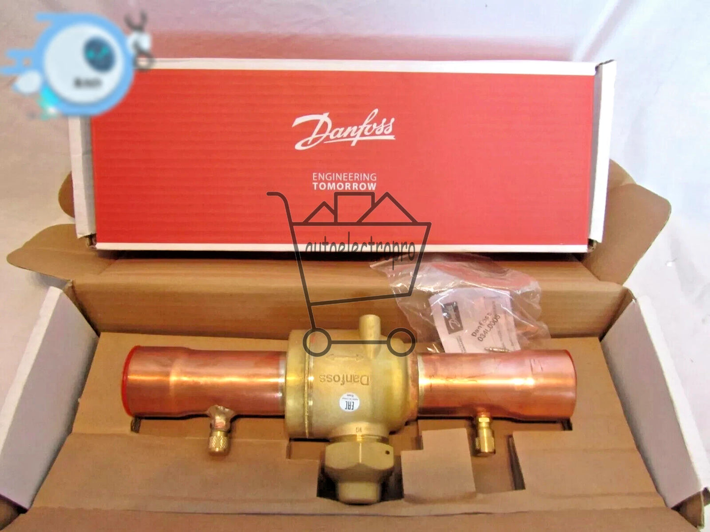 1PC Danfoss 009L7058 Shut-off ball valve, GBC 42s,ODF, Inlet size 1 5/8in-