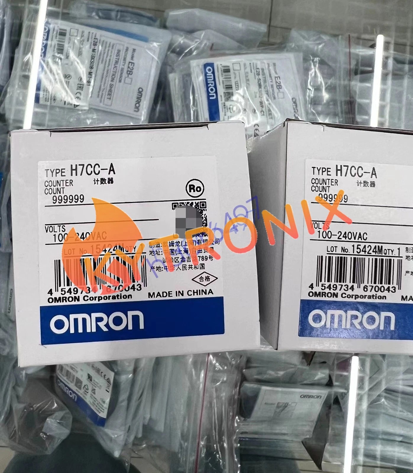 OMRON H7CC-A Counter 100-240AC Replacement for H7CXA4N NIB Free Ship