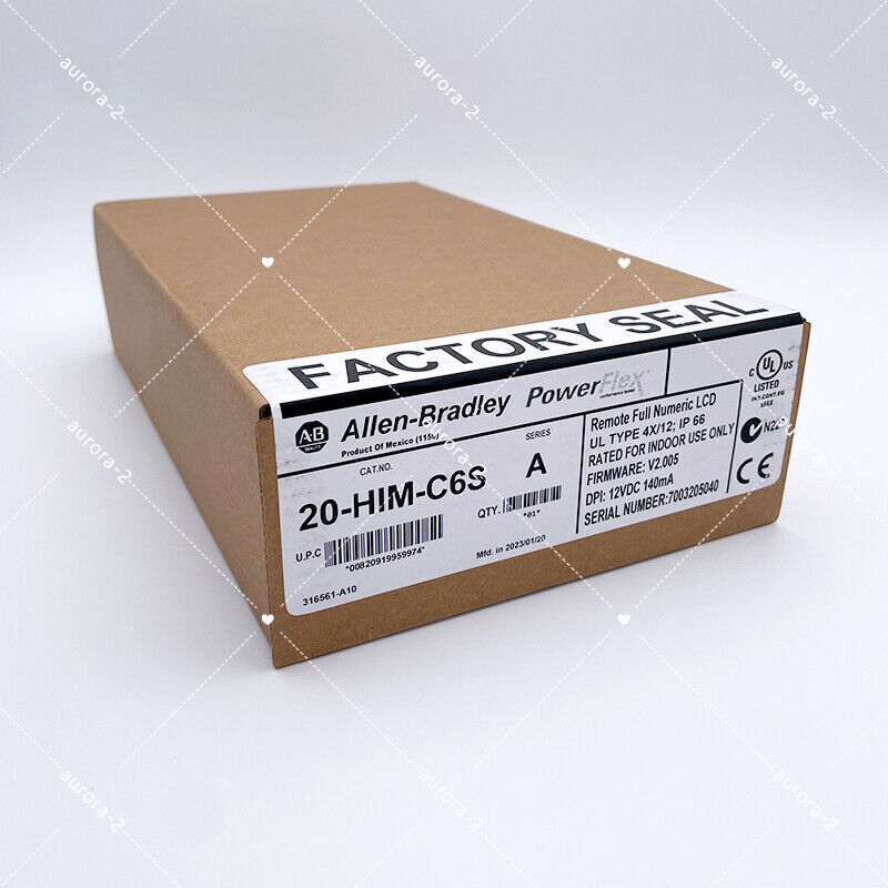 Allen Bradley Home Monitoring System, 20-HIM-C6S, Powerflex Wall-Mounted LCD Panel Mount, 20-HIM-C6S SER. A Powerflex Panel Mount LCD HIM 20HIMC6S - ALLEN BRADLEY