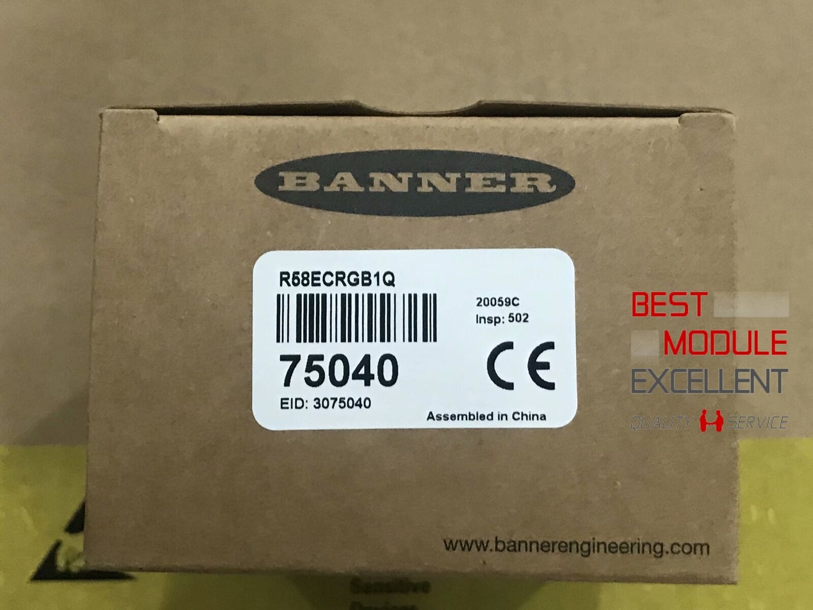 New Banner R58ECRGB1Q Quality Assurance - BANNER