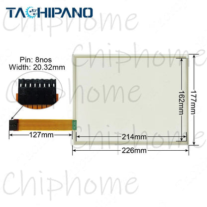 1PCS Touch Screen for John Deere GreenStar 2600 Monitor Touch Panel glass