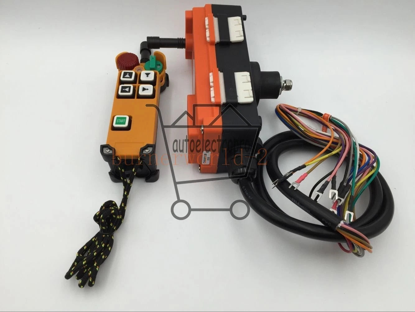 Industrial wireless 4 Channels 2 Speed Remote Control F21-4D Winch Hoist Crane ~