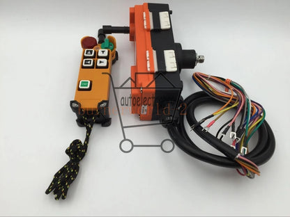 Industrial wireless 4 Channels 2 Speed Remote Control F21-4D Winch Hoist Crane ~