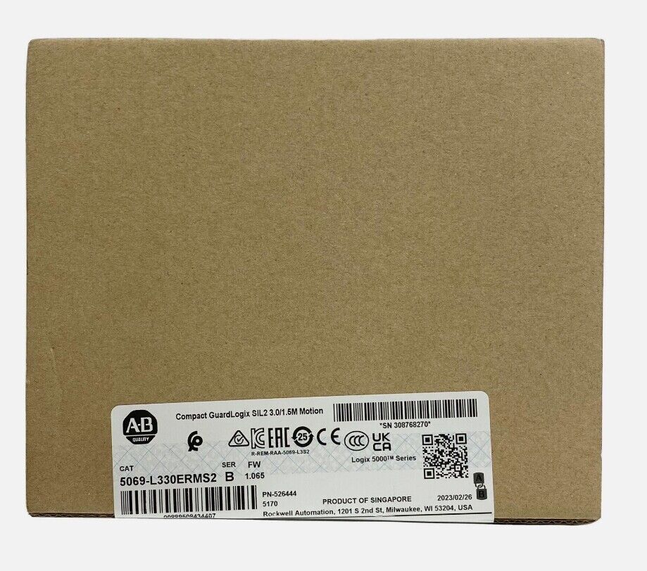 Allen Bradley 5069-L330ERMS2 Safety Controller Original Model - ALLEN BRADLEY