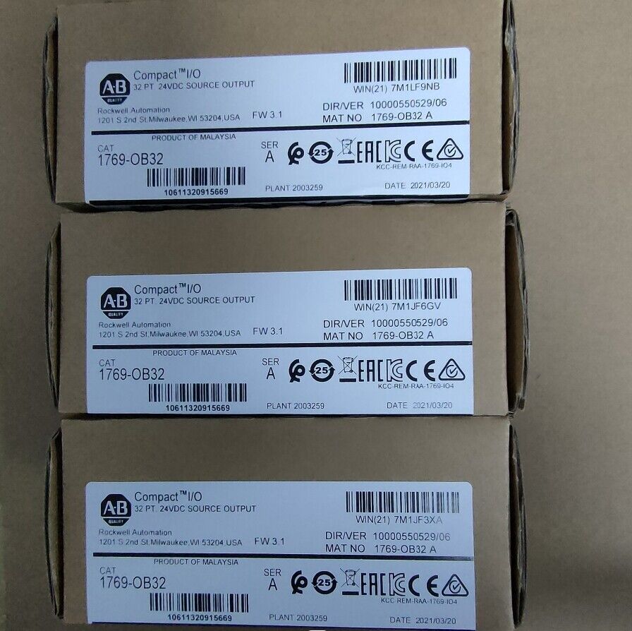 NEW IN BOX CompactLogix 24VDC Module 1769-OB32 SER A SHIP - COMPACTLOGIX