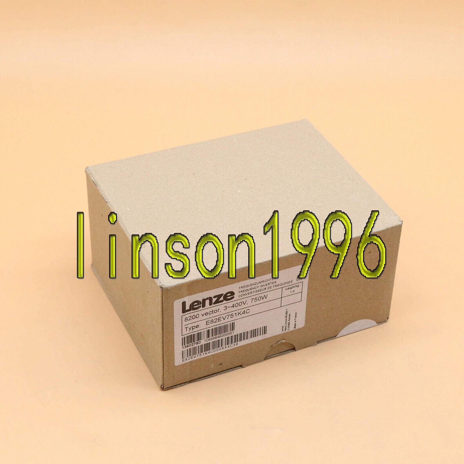 1PC LENZE E82EV751K4C 3PH 0.75kW 0-400V PLC Driver - LENZE