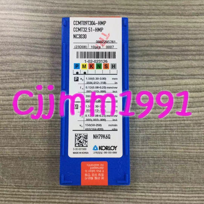 new 10PCS/box KORLOY CNC CCMT09T304-HMP NC3030 CCMT32.51-HMP - KORLOY