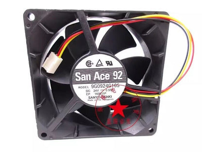 new Sanyo 9G0924G105 24V 0.55A 3-Wire Cooling Fan