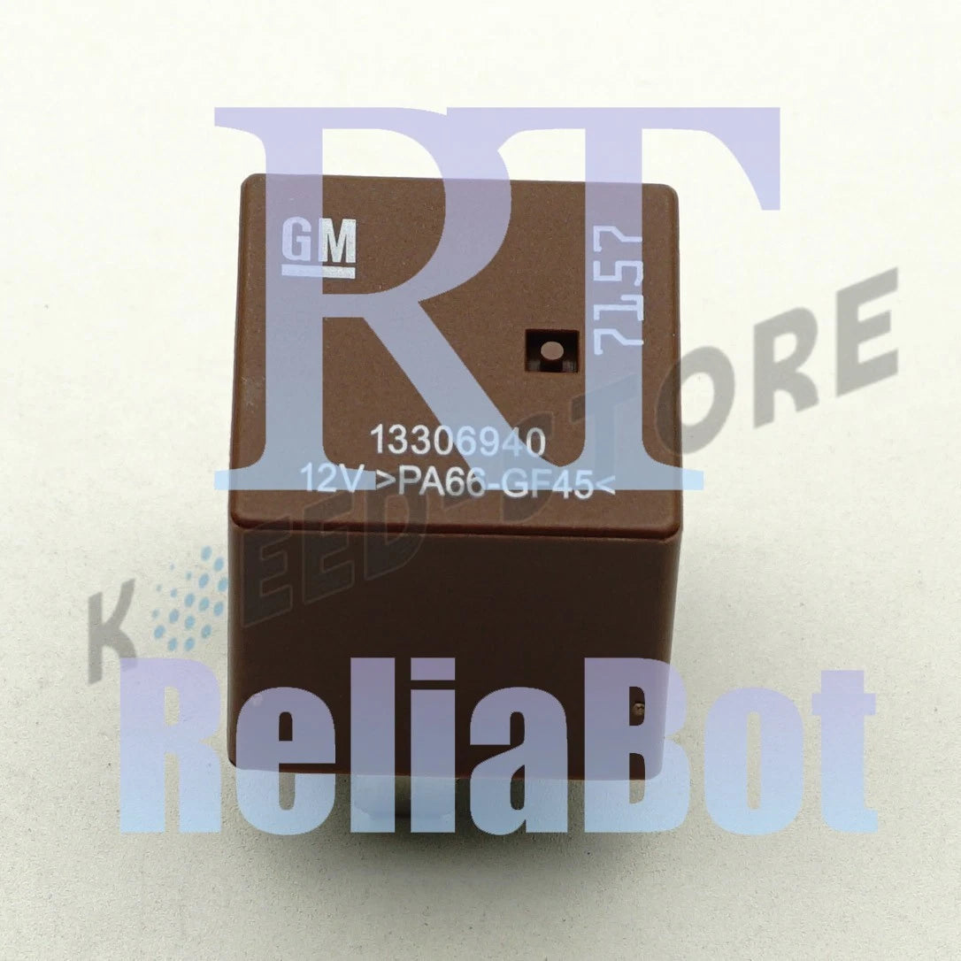 13306940 12V PA66-GF45 Automotive Relay for Fuse 5 Pins x 2PCS