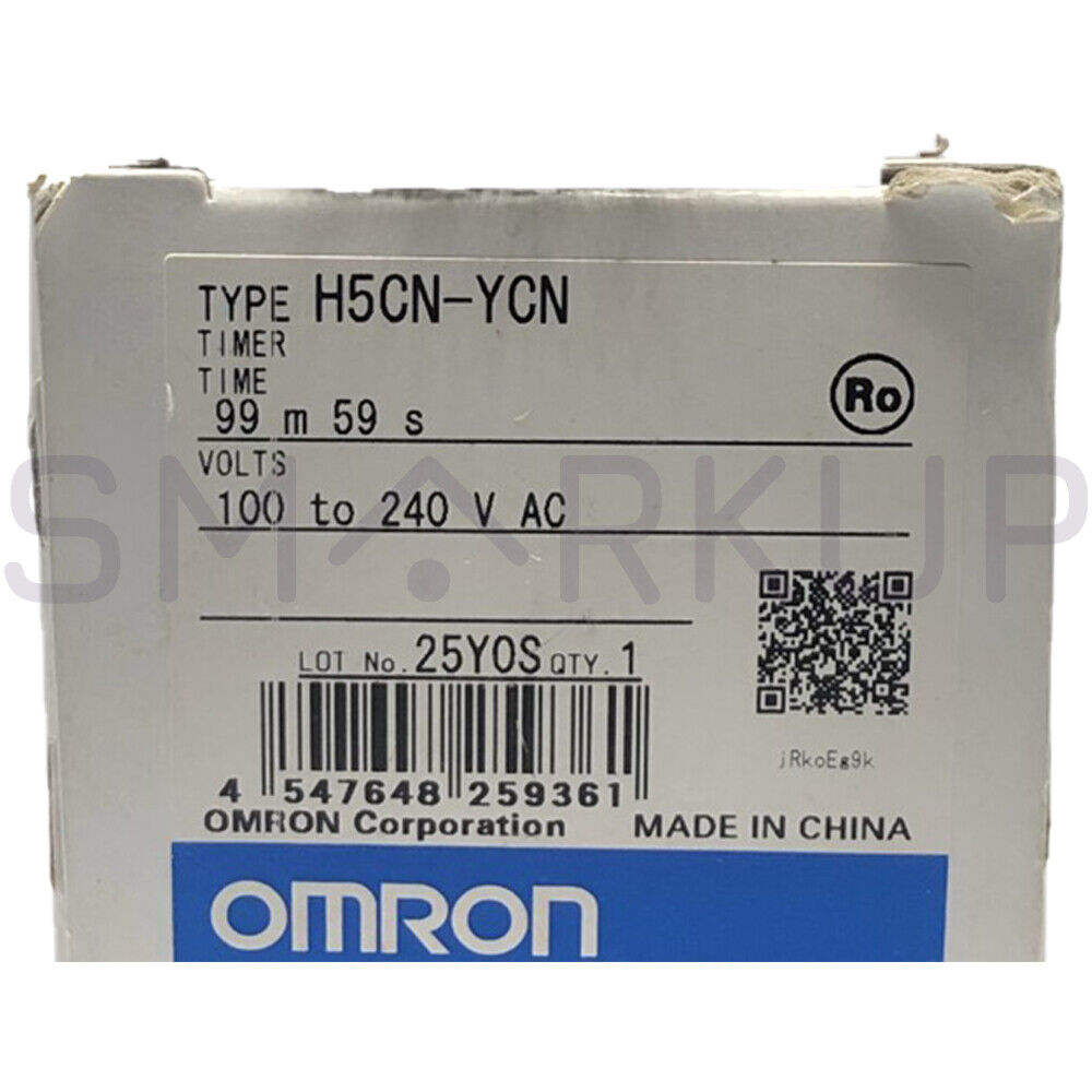 new In Box OMRON H5CN-YCN Timer Relay