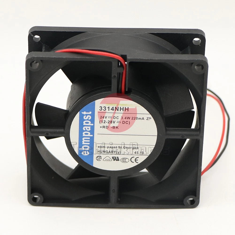 1 PCS Axial fan 3314 NHH DC24V 3.4W 9232 9.2CM inverter cooling fan 2 wire