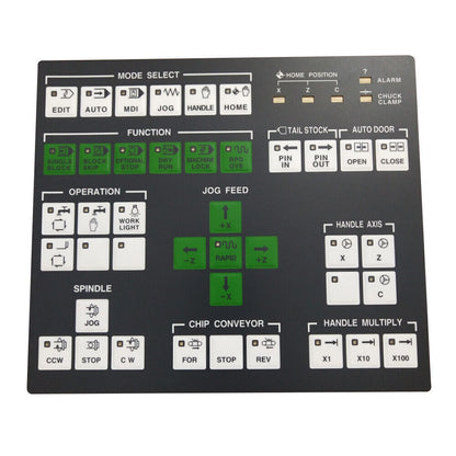 1Pcs  For DOOSAN KB09A1HCJ CNC Lathe Keyboard Membrane Keypad