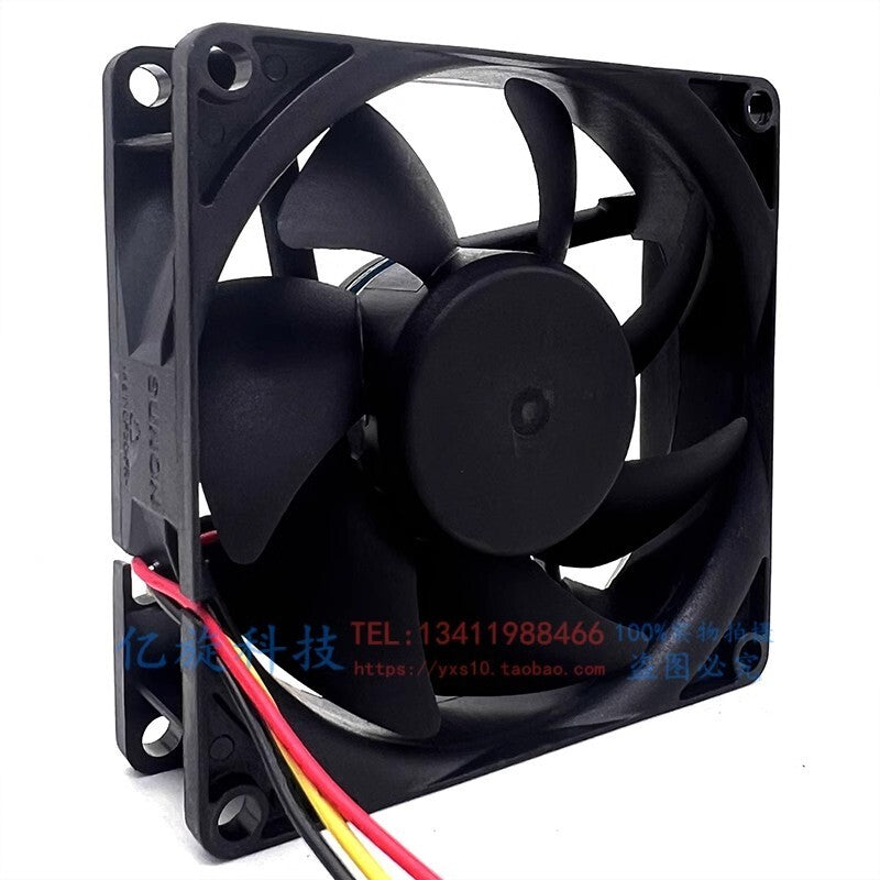 SUNON PF80252V2-1000U-G99 DC24V 3.36W 8CM 3-Wire Cooling Fan