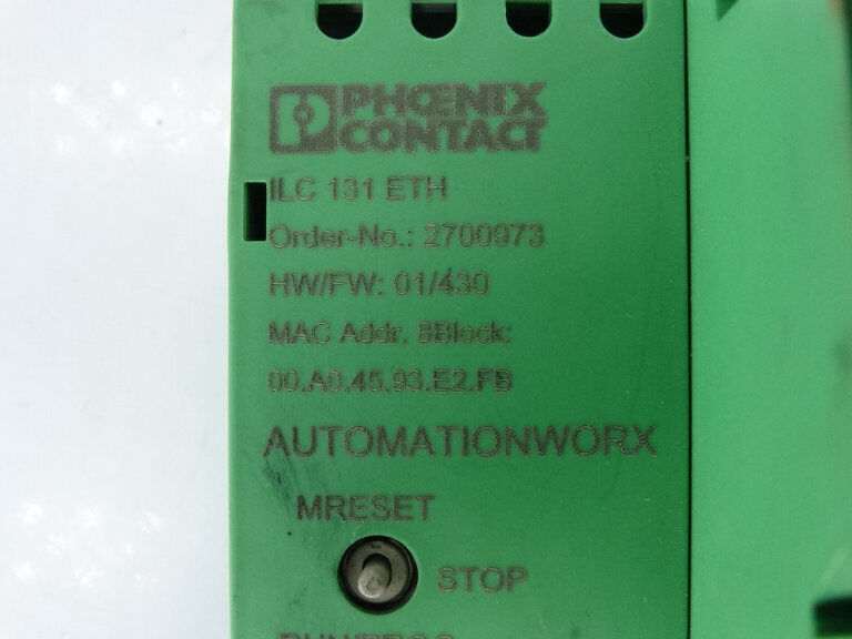 Phoenix Contact Ilc 131 Eth Process Controller | High-Performance Industrial Control System | Phoenix Ilc 131 Eth Controller | Process Automation Solutions - PHOENIX CONTACT